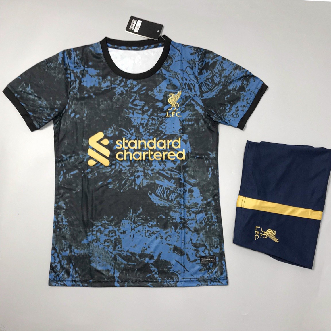 Quần áo bóng đá CLB Liverpool sân khách 3(VẢI MÈ KIM Thái)
