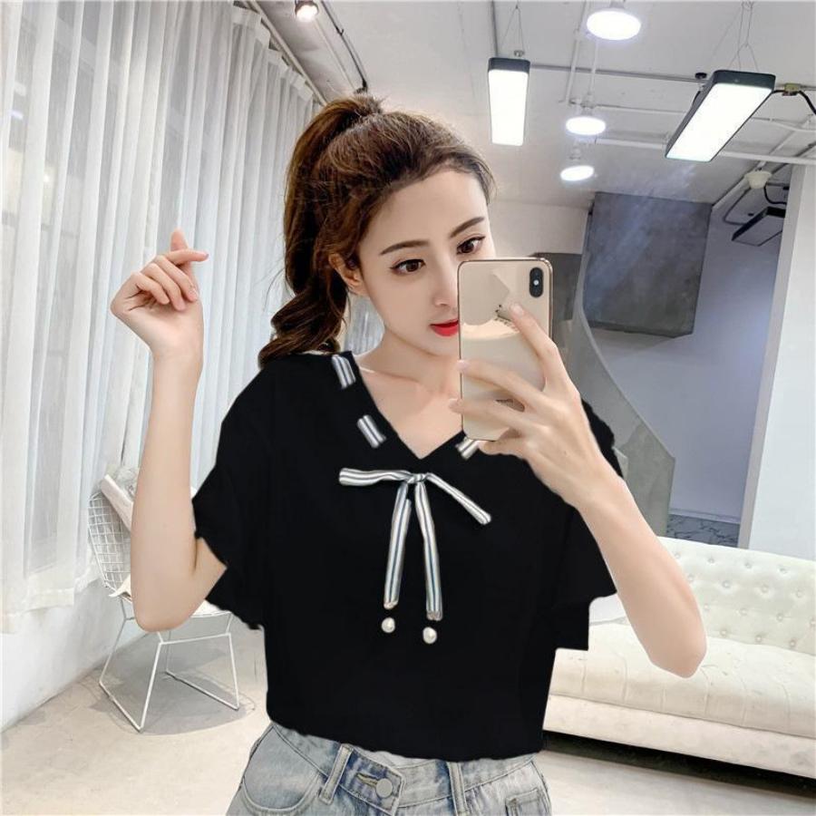 Áo sơ mi kiểu cột nơ NGOCTRANSHOP - NT1100