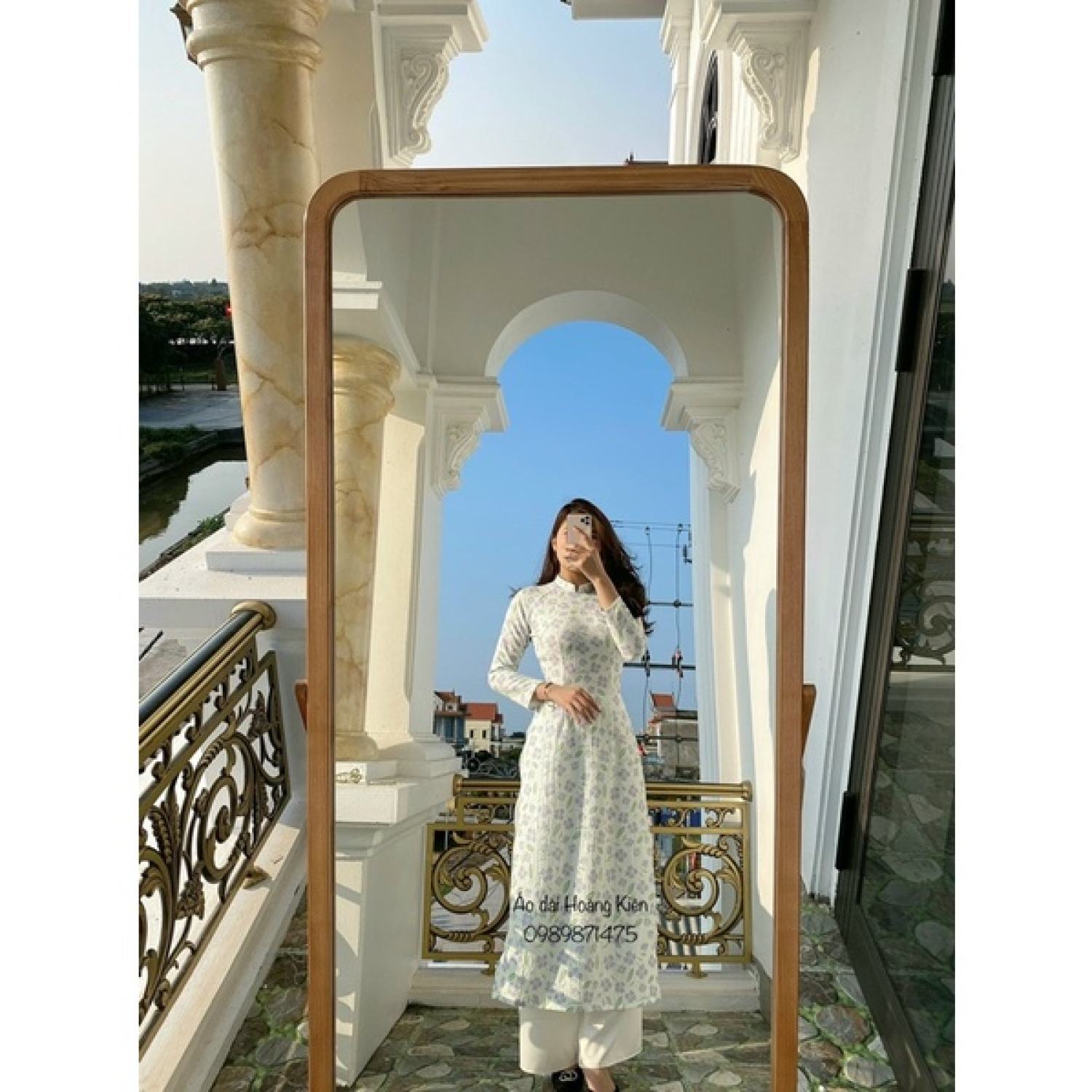 Áo dài cách tân, nhẹ nhàng ZD19 siêu đẹp