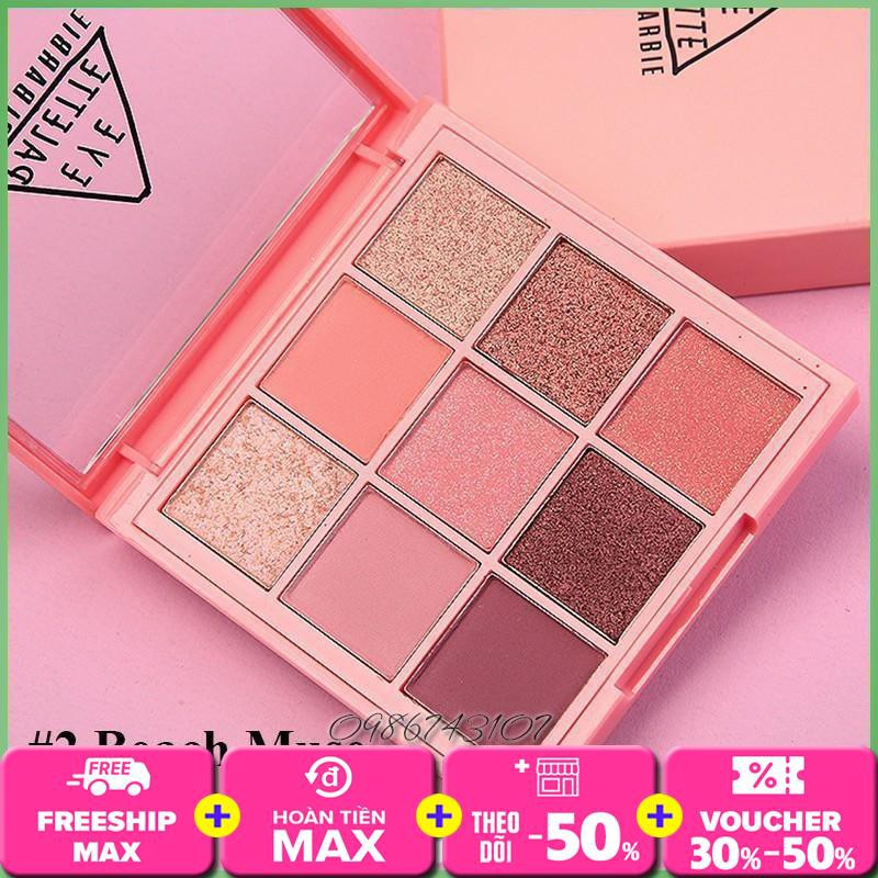 Bảng phấn mắt Coolbarbie Eye Palette tông cam đất cam đào