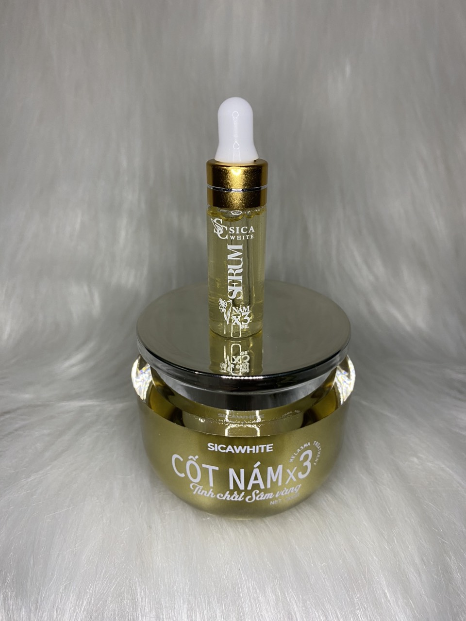 Kem Cốt Nám X3 (30g) Tặng 1 Serum Cốt Sâm (5ml)
