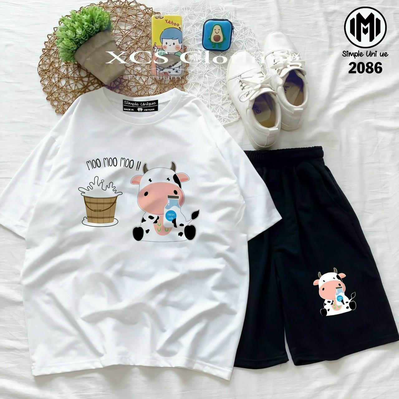 SET ĐỒ BỘ NỮ CUTE HỘT ME DỄ MẶC - SORA STORE 0070TP