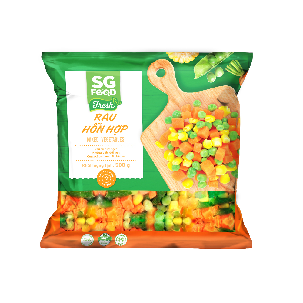 Rau hỗn hợp SG Food 500g