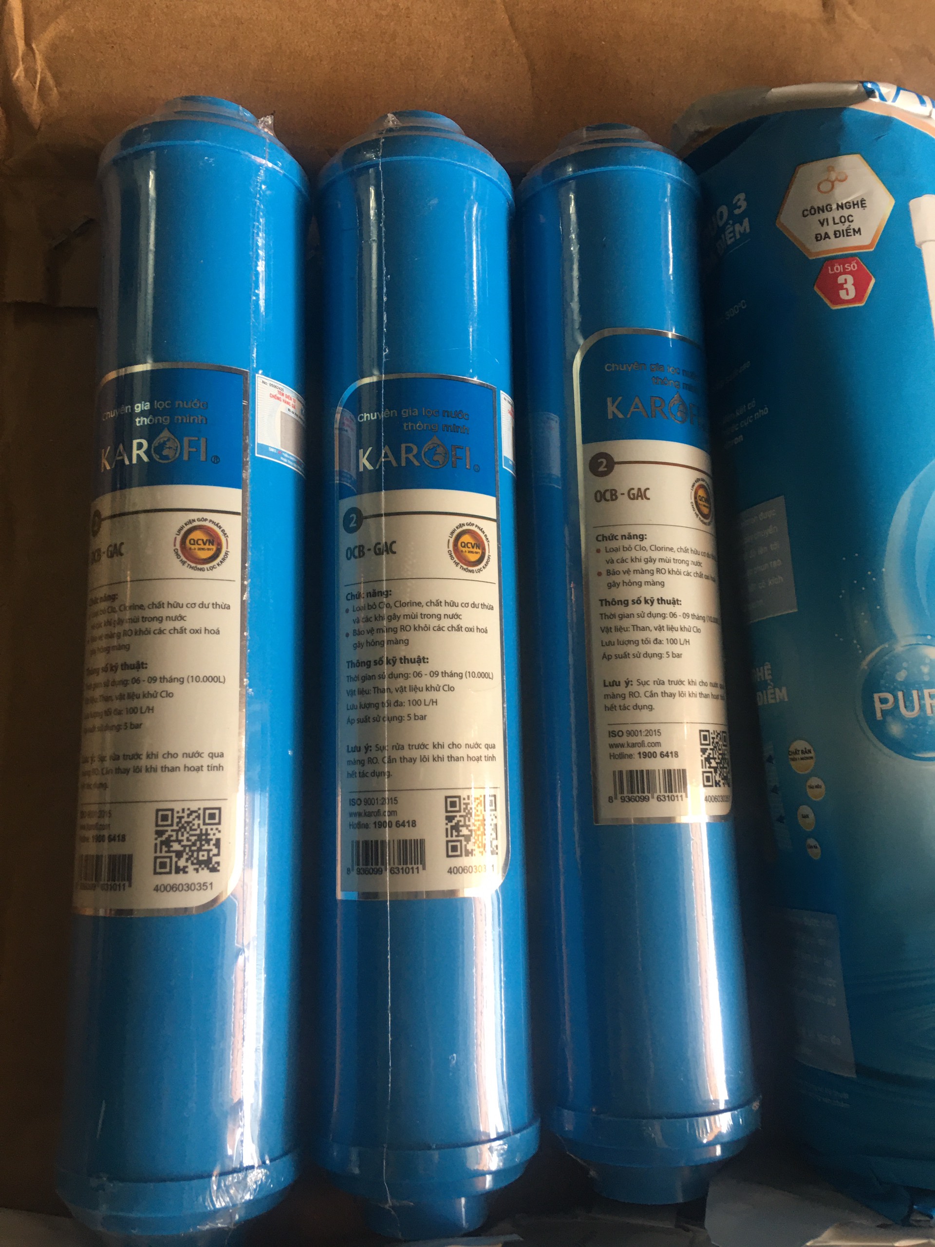 (HCM) Combo 14 lõi Karofi ( 8 lõi số 1/ 3 lõi OCB số 2(Máy thông minh)/ 3 lõi số 3)