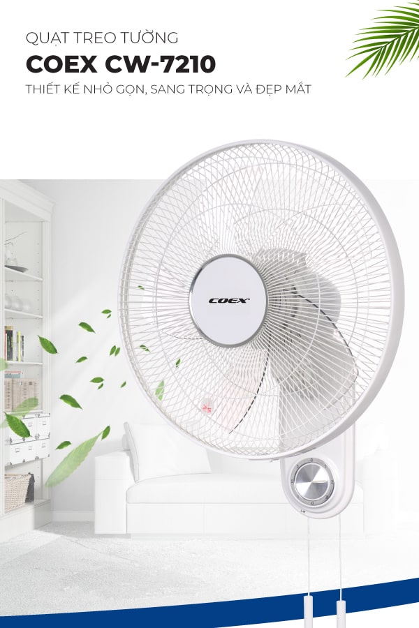 Quạt treo tường Coex CW-7210