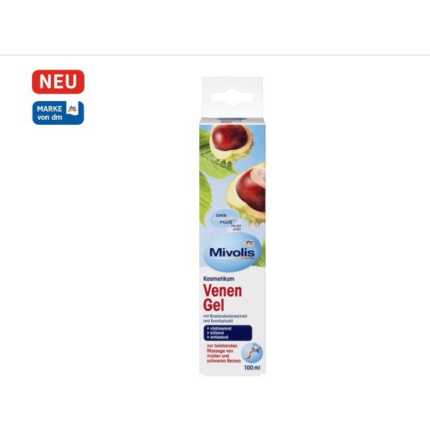 GEL SUY GIÃN TĨNH MẠCH VENEN DAS GESUNDE PLUS MẪU MỚI