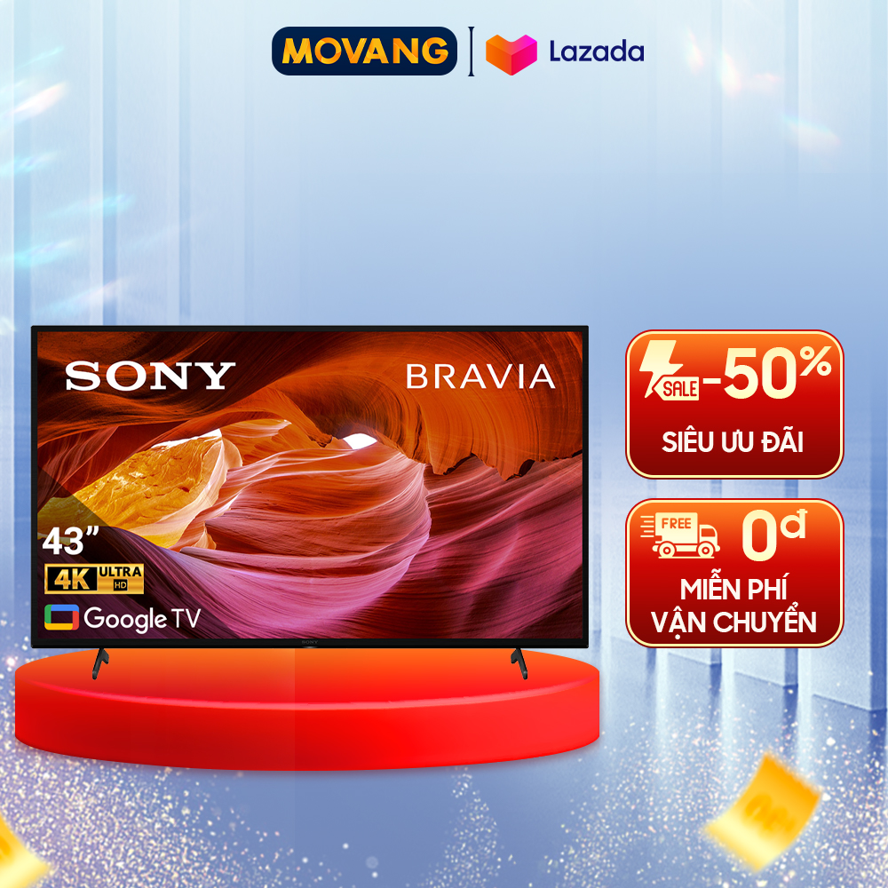 - google tivi sony 4k 50 inch kd-50x75k - 50x75k - google assistant có tiếng việt, remote tích hợp micro tìm kiếm bằng giọng nói