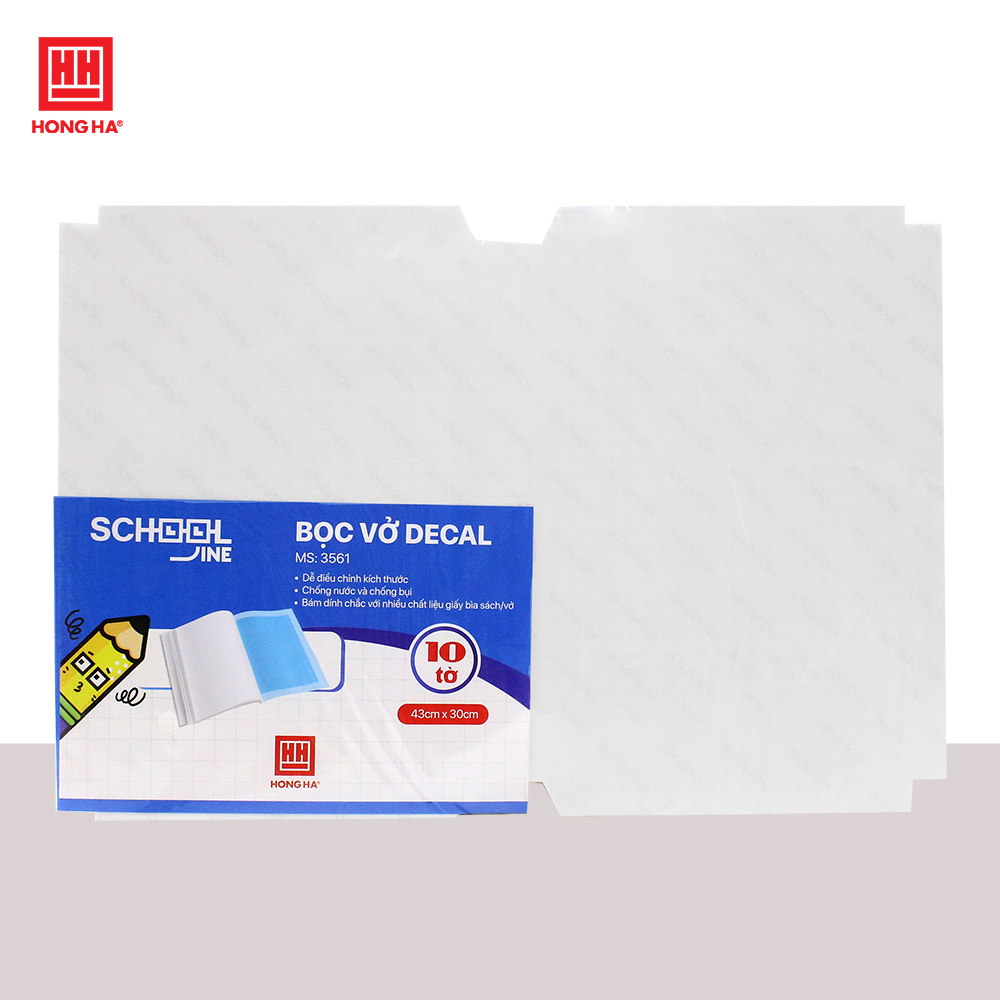 Bọc decal vở, sách (10 chiếc/tập) - 3561 / 3561