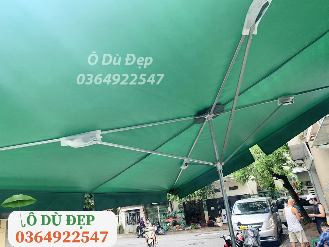 Ô dù che mưa che nắng- Ô mái chéo cao cấp(Chưa bao gồm chân đế)