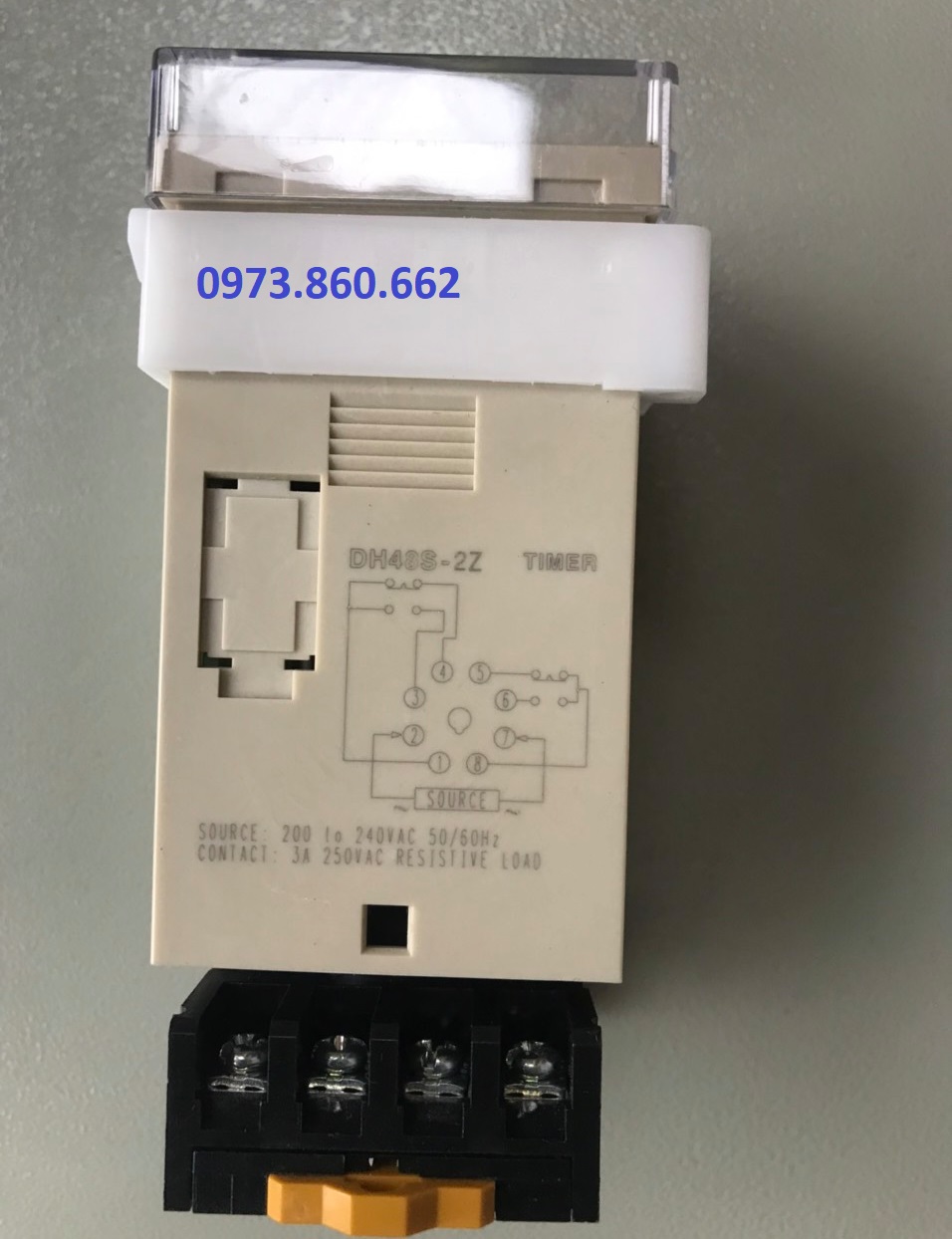 Rơ le thời gian  DH48S-S DH48S-1Z DH48S-2Z  ( Đã kèm đế)