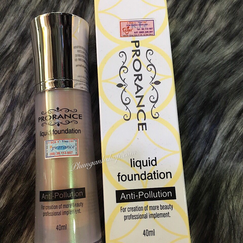 Kem nền trang điểm prorance liquid foundation 40 ml - 3577