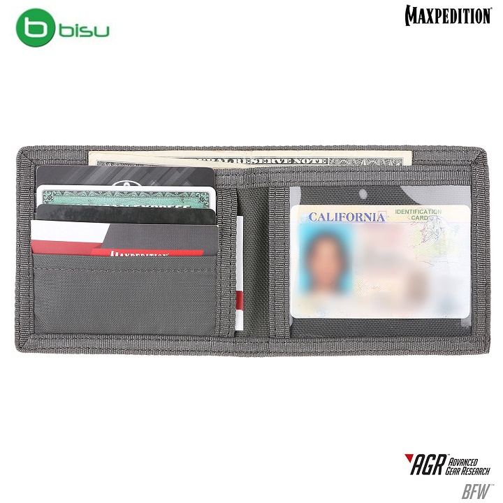 Maxpedition - Ví BFW Bi Fold Wallet Black (màu Đen - BFWBLK)