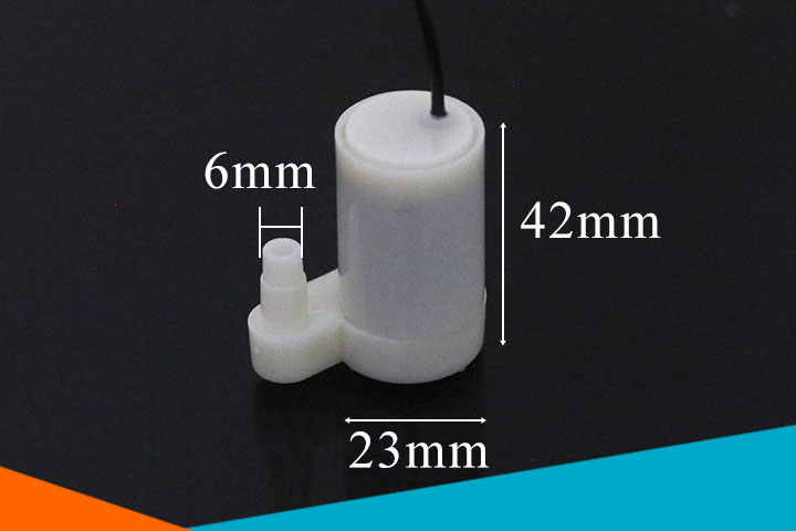 Máy Bơm Chìm Mini 3-6VDC ( Trắng )