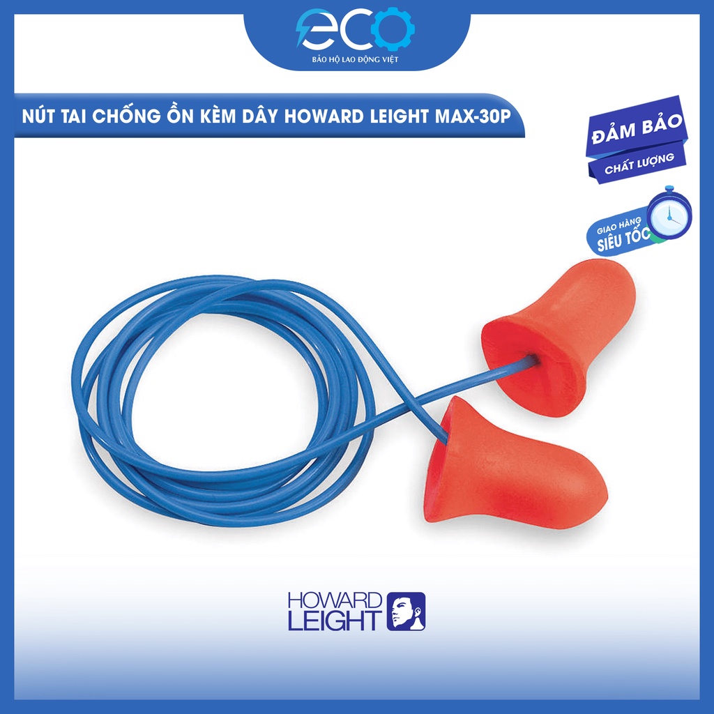 Nút Tai Chống Ồn Kèm Dây Howard Leight MAX-30P