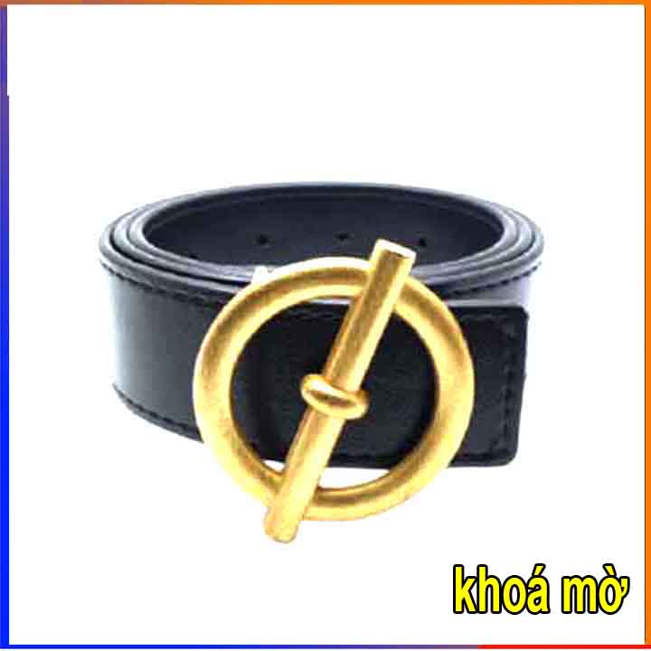 Dây thắt lưng nam da đầu khóa tròn yf-8472