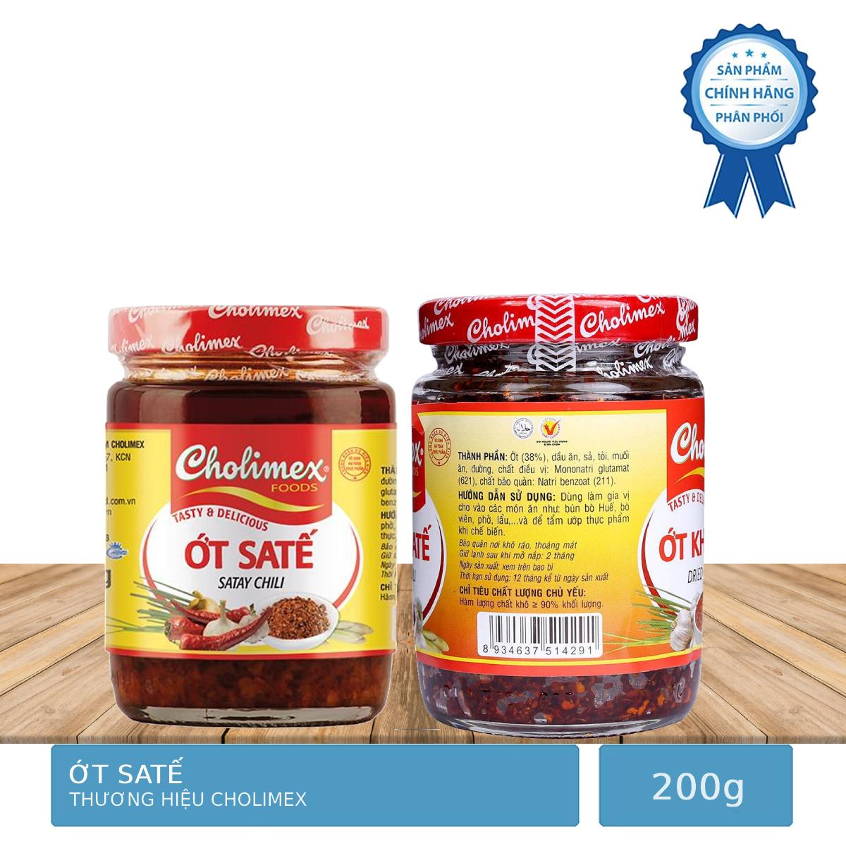 Ớt Satế Cholimex Hủ Thủy Tinh 150g