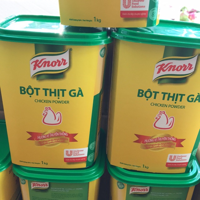 Bột nêm gà /bột thịt gà knorr hộp 1kg