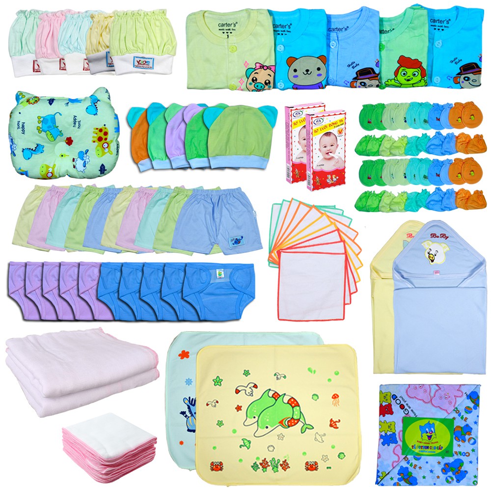 Combo trọn gói 102 đồ đi sinh dành cho mẹ & bé