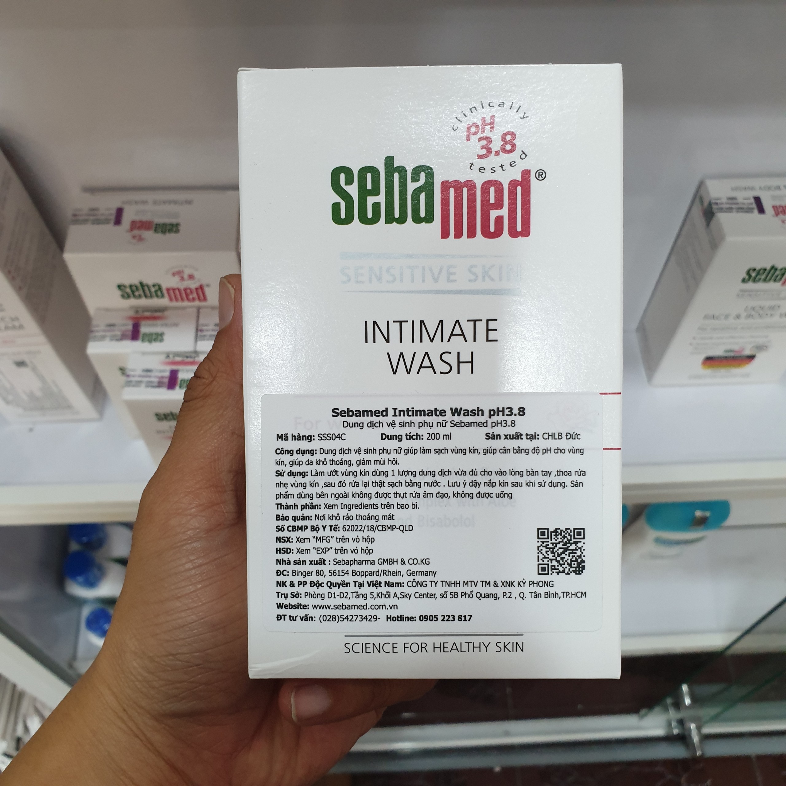Sebamed pH3.8 Feminine Intimate Wash 200ml