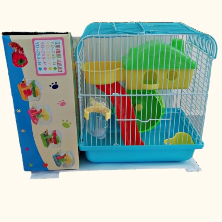 Lồng hamster trệt mái ngang (22,5x17x25)