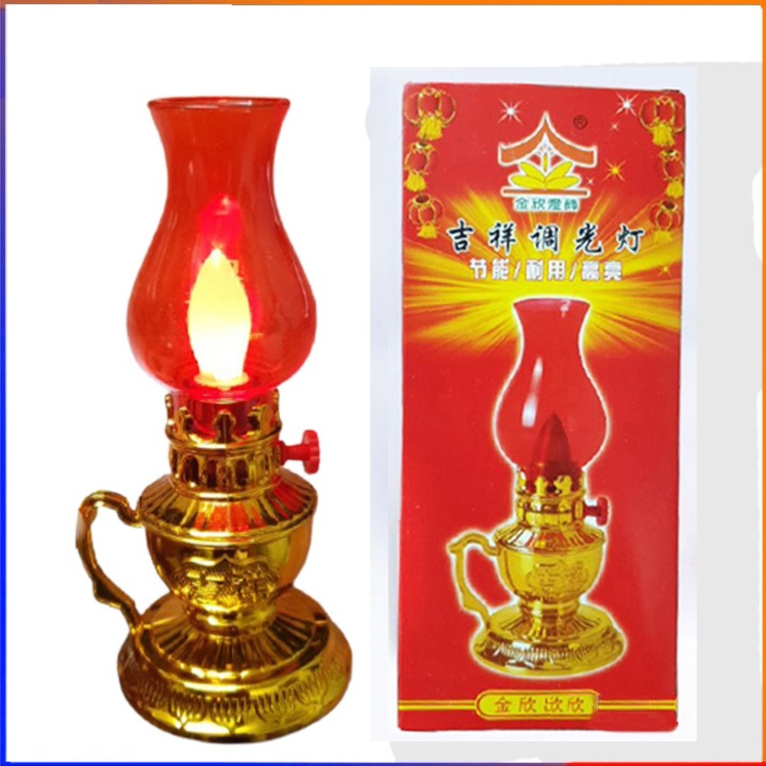 Đèn cầy, đèn thờ cúng trang trí bàn thờ dùng pin tiện lợi