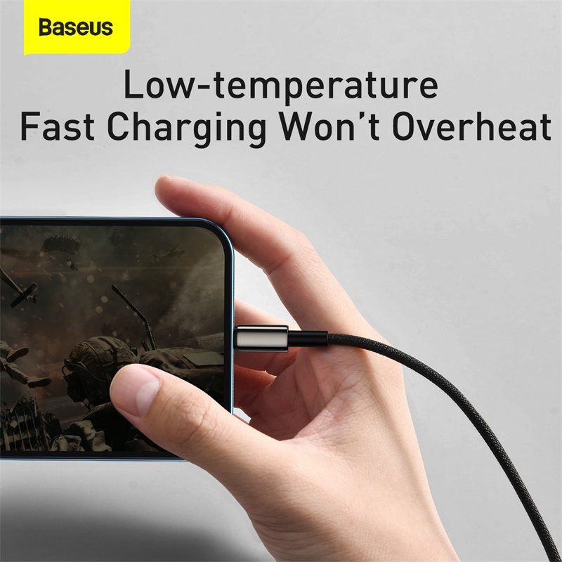 [BẢO HÀNH 12 THÁNG] Cáp sạc nhanh 3in1 USB type C-lightning-Micro BASEUS cho iPhone Samsung Micro USB Android Mobile Phone Cable/ Huawei Xiaomi USB C