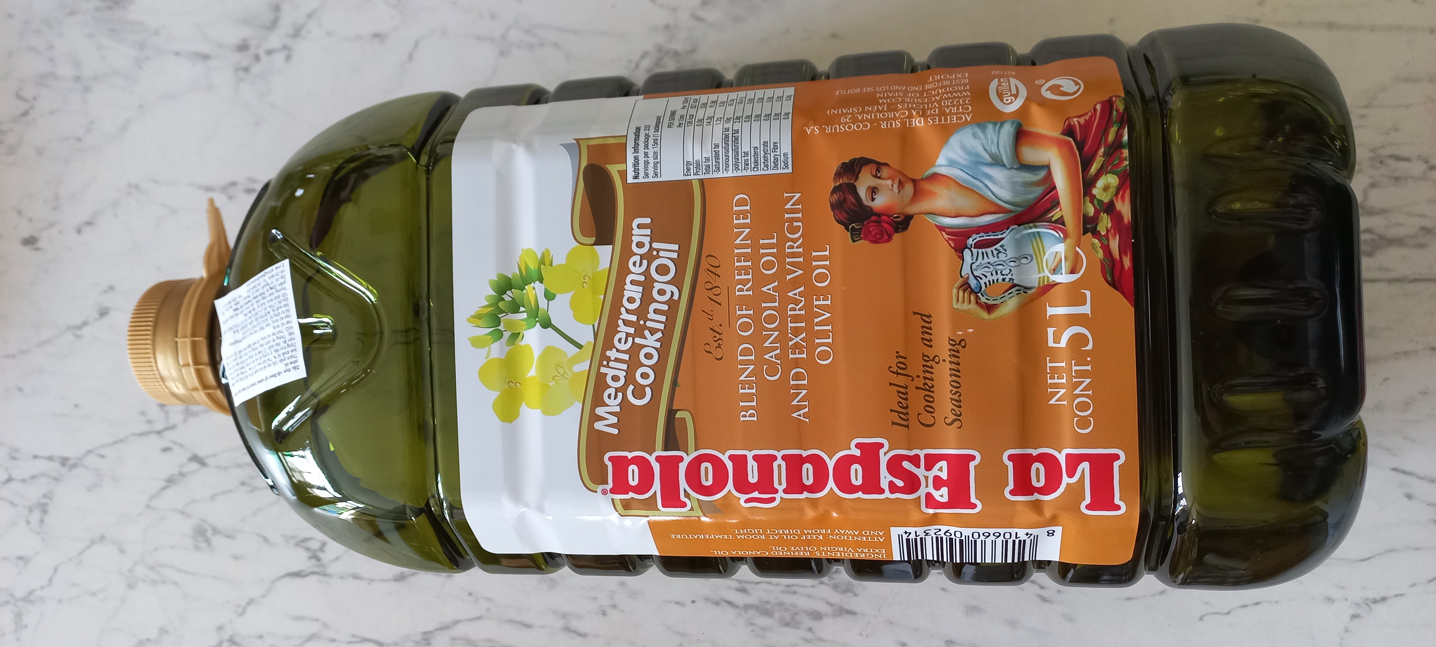 Dầu Oliu Hạt Cải Extra Virgin Olive Oil with Canola Oil 5L. La Espanola