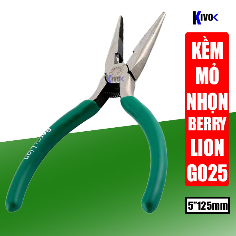 Pliers beak pointed small mini berry lion size 5x125mm G025/alkali cut Wrap wire copper wire power/tongs-bend jewelry-Kivo