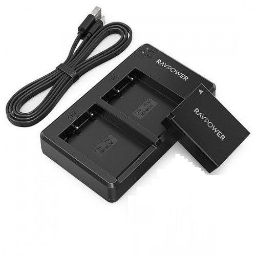 Pin Sạc RAVPower LP-E12 Cho Canon EOS M10, EOS M6, EOS M50, EOS M100, EOS M200, EOS 100D, EOS 200D, EOS 250D