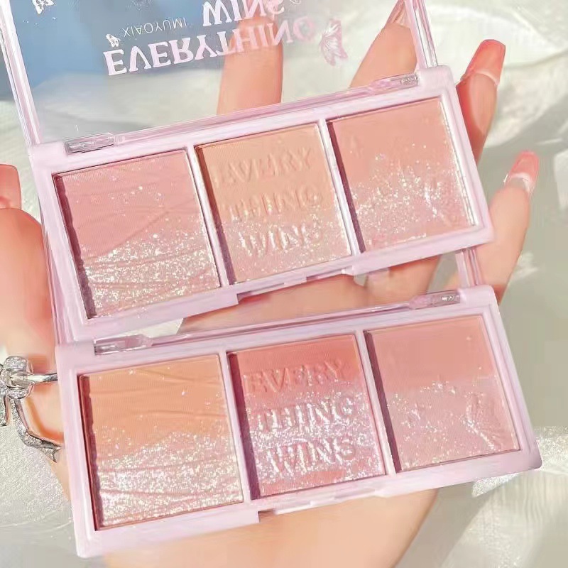 Phấn Má Hồng Phấn Mắt 3 Ô Xiaoyumi Everything Wins