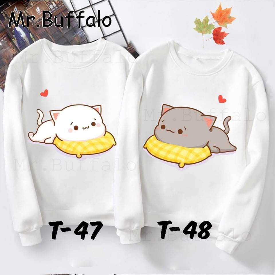 [FREESHIP] ÁO SWEATER ĐÔI IN HÌNH CUTE