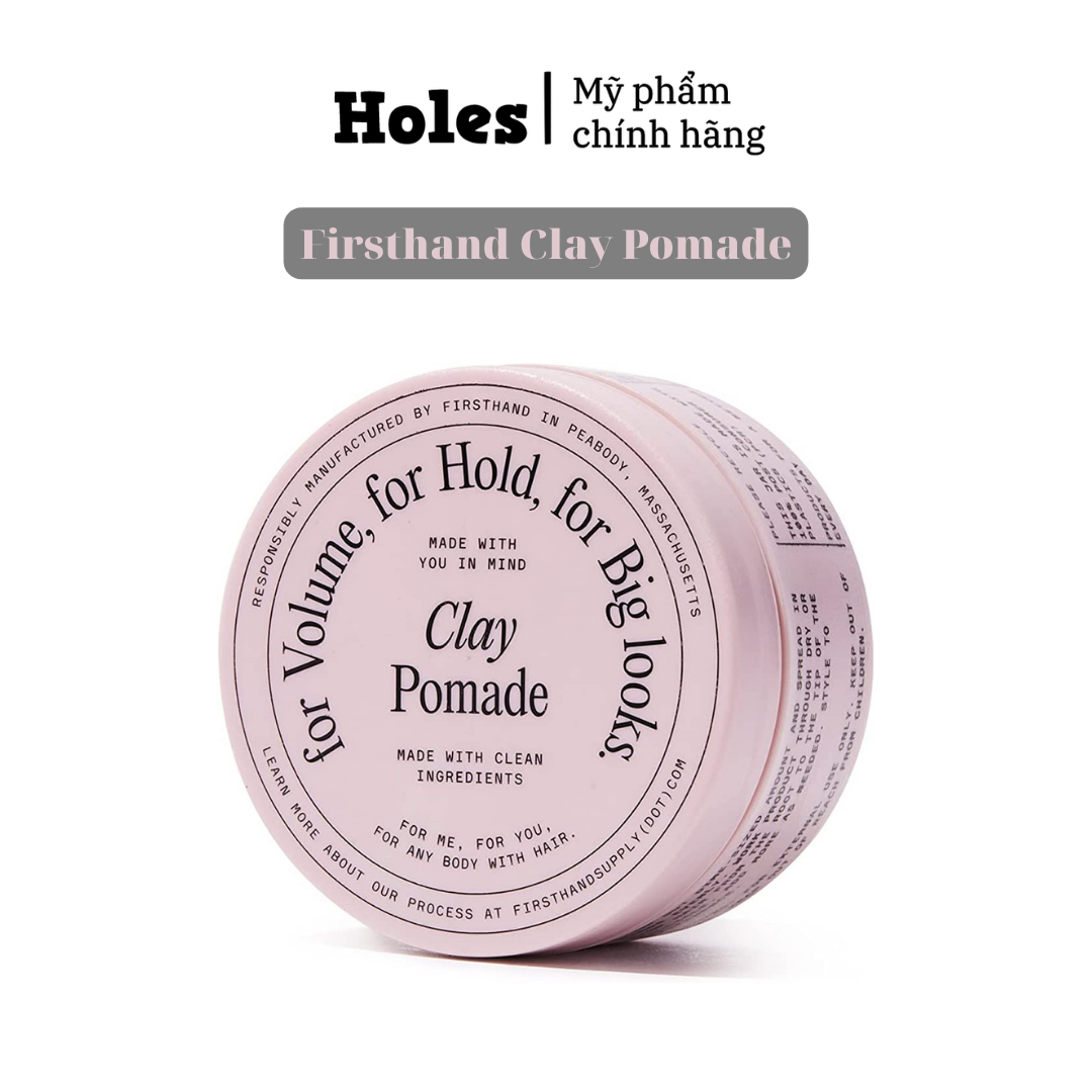 Sáp Vuốt Tóc Firsthand Supply Clay Pomade