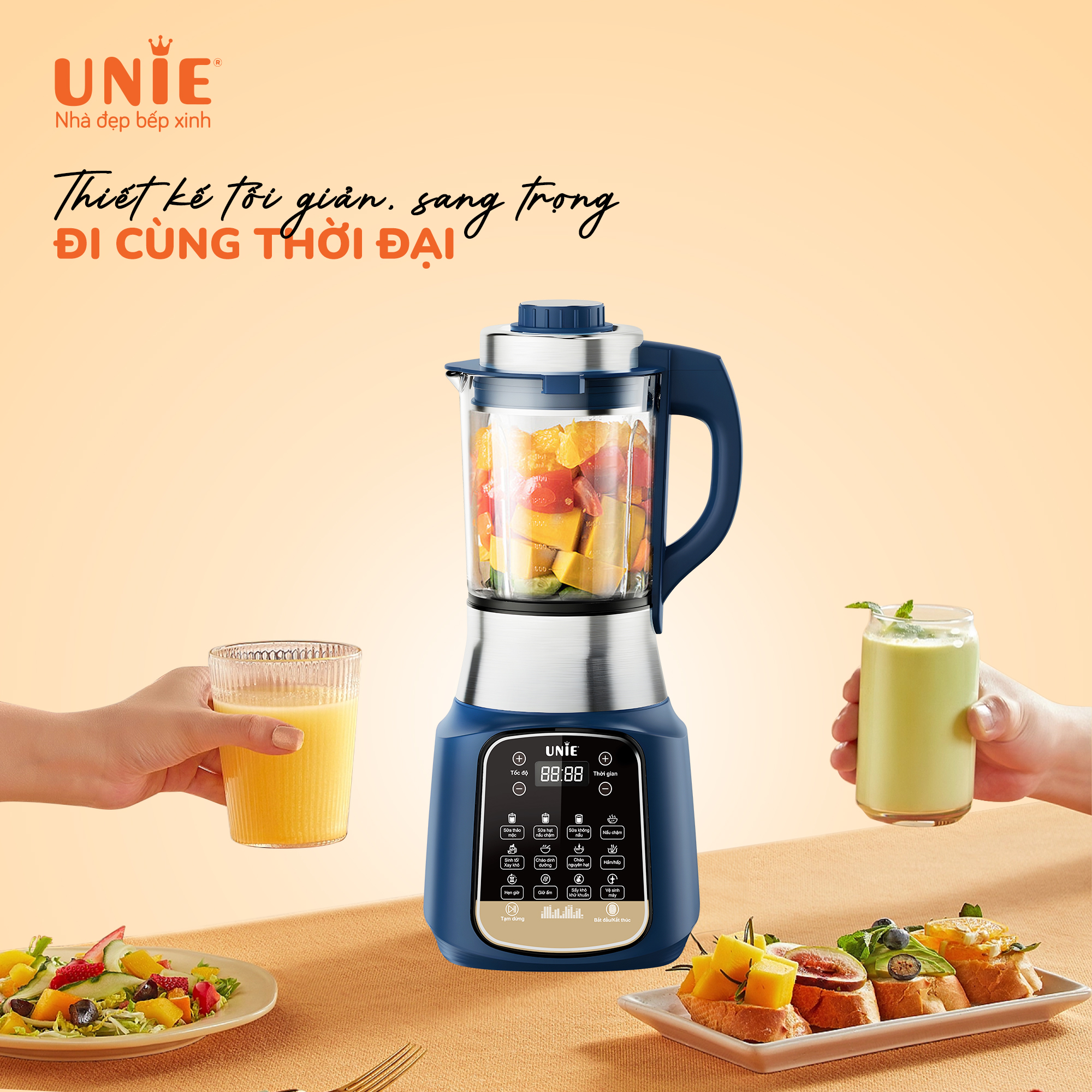 Máy Làm Làm Sữa Hạt Unie VX - Dễ Sử Dụng - Dễ Vệ Sinh