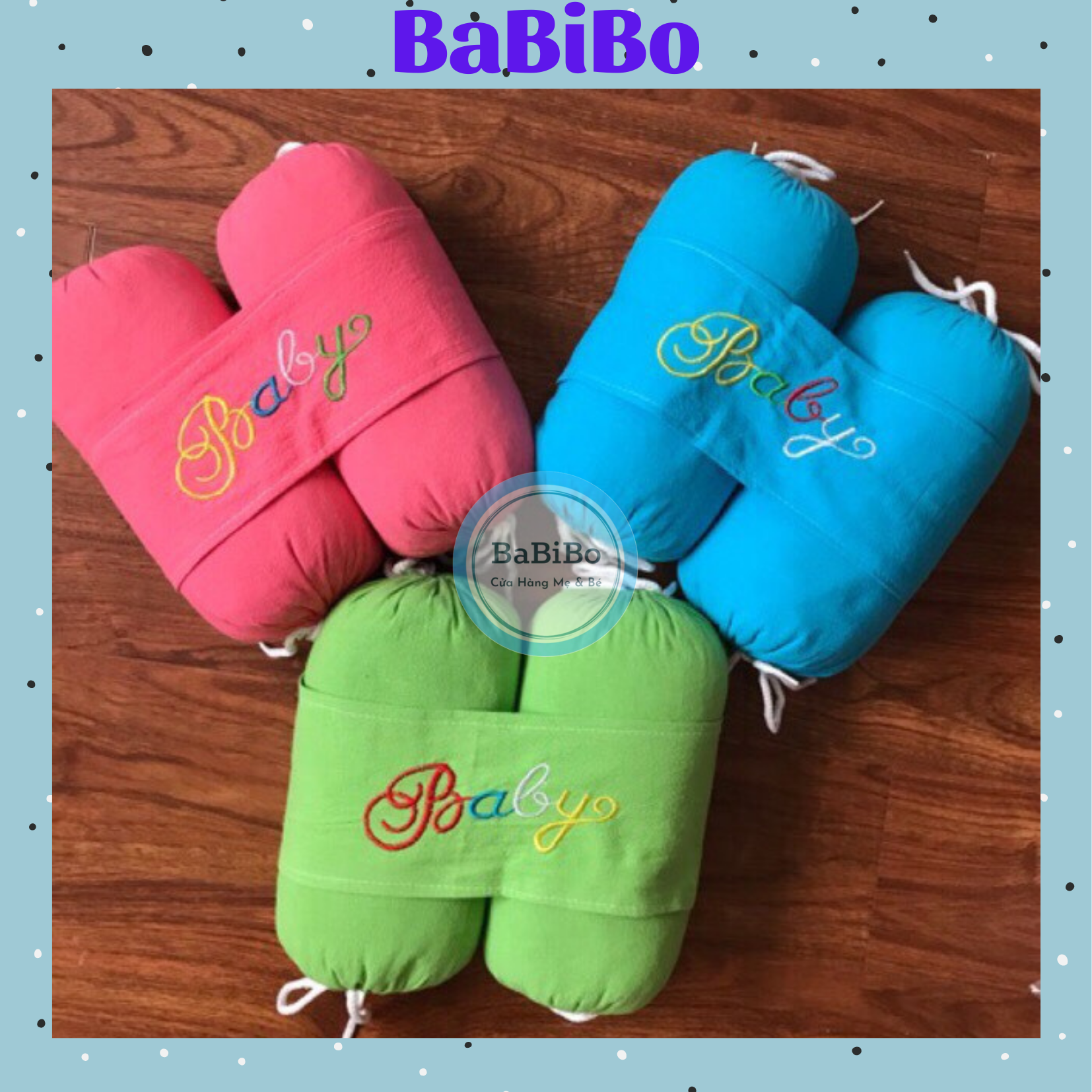 Gối chặn vỏ đỗ cho bé hàng Việt Nam