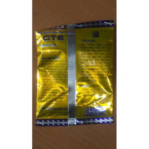 bột thông cống CTE