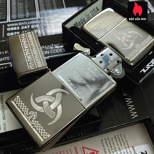 Zippo 49302 - Zippo Odin Design Black Ice®