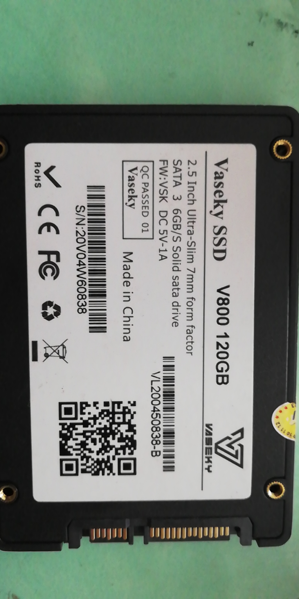 Ổ cứng SSD Vaseky 120GB cao cấp