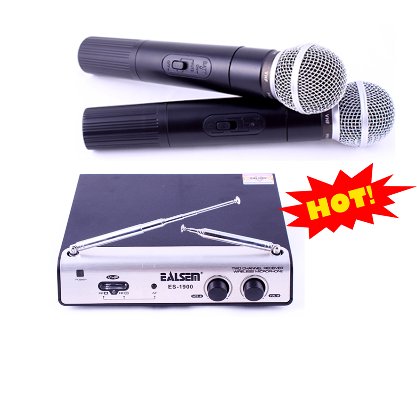 Micro Karaoke Không Dây EALSEM ES-1900 Bộ 2 Micro