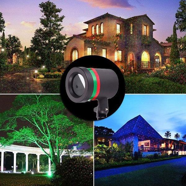 [FREESHIP MAX 15K][HCM]Đèn trang trí tết Laser Light (Màu Đen)