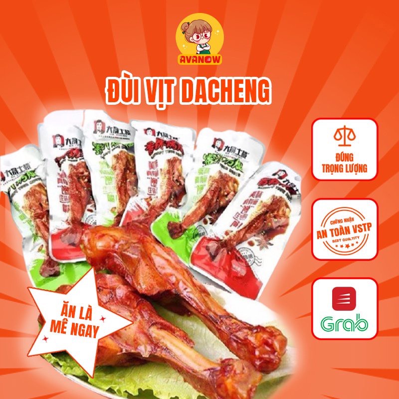5 Chiếc Đùi Vịt Cay Dacheng ( Hàng sẵn giao ngay )