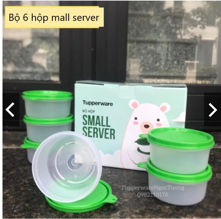 [HCM]Bộ 6 hộp bảo quản thực phẩm Small Server 200ml