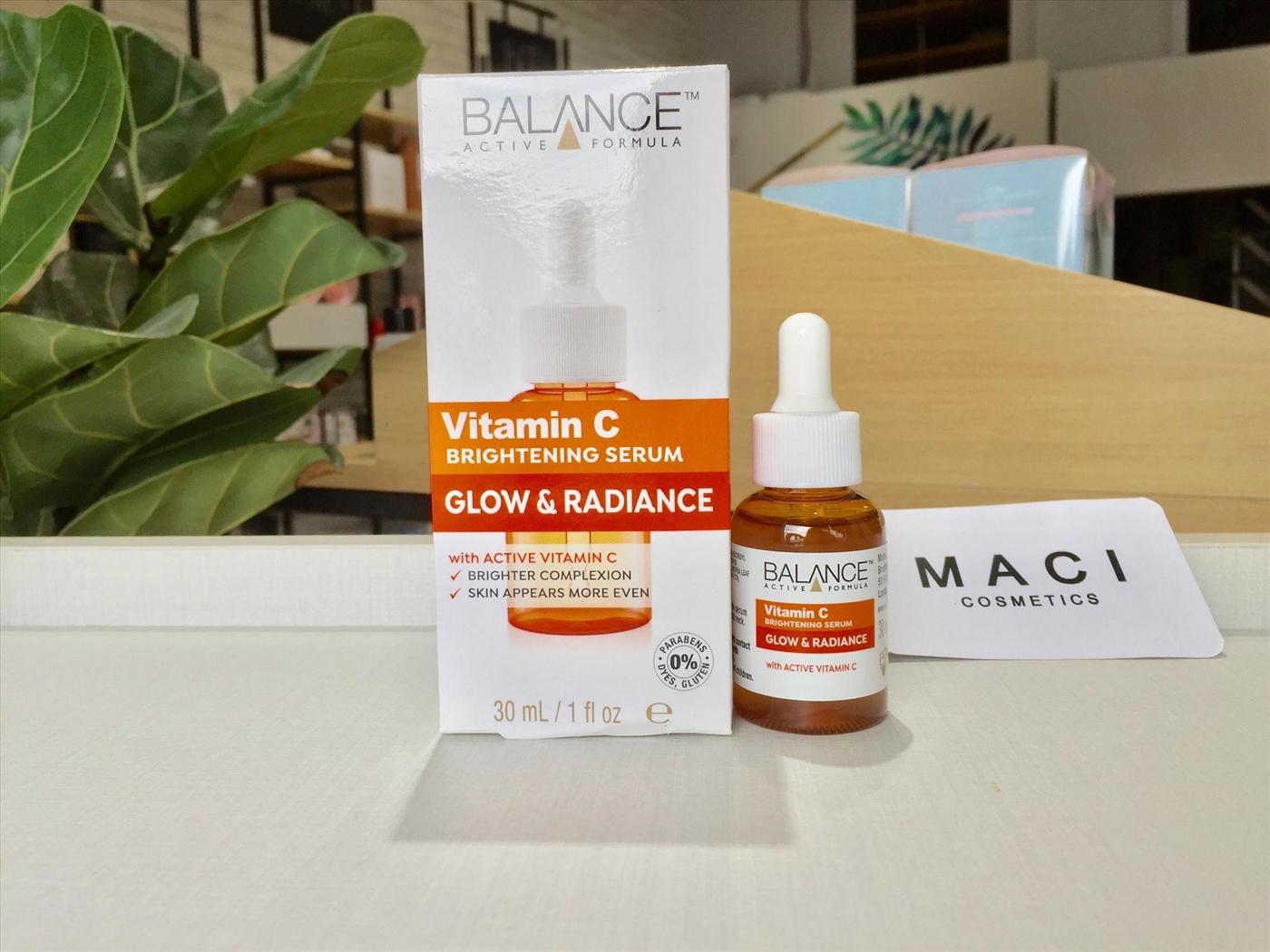 [HCM]Serum Vitamin C Balance Dưỡng Sáng Da Mờ Thâm Active Formula 30ml
