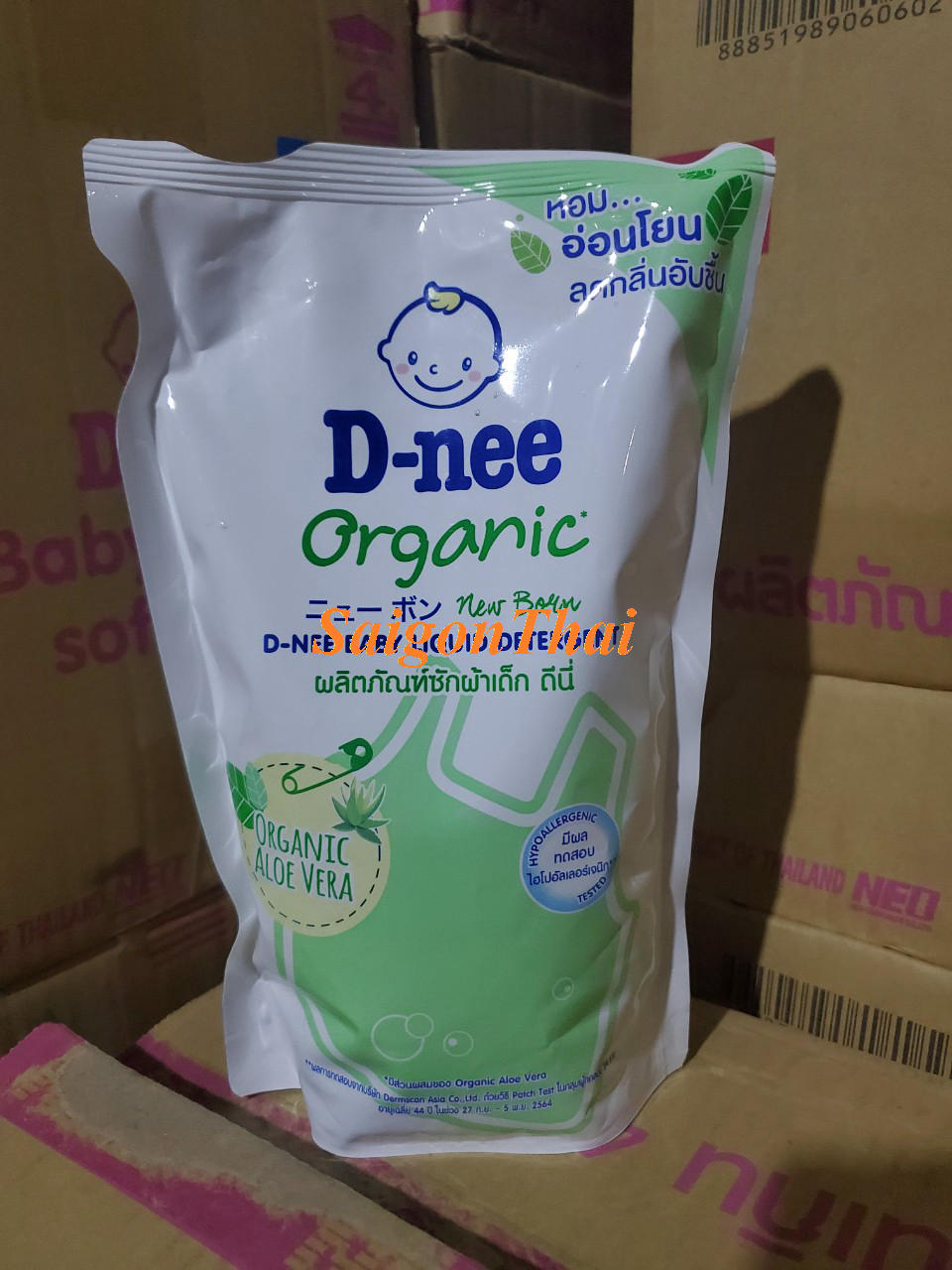 (SGT) (Hàng Chính Hãng) Nước giặt xã Dnee túi em bé 550ml (Thái Lan)