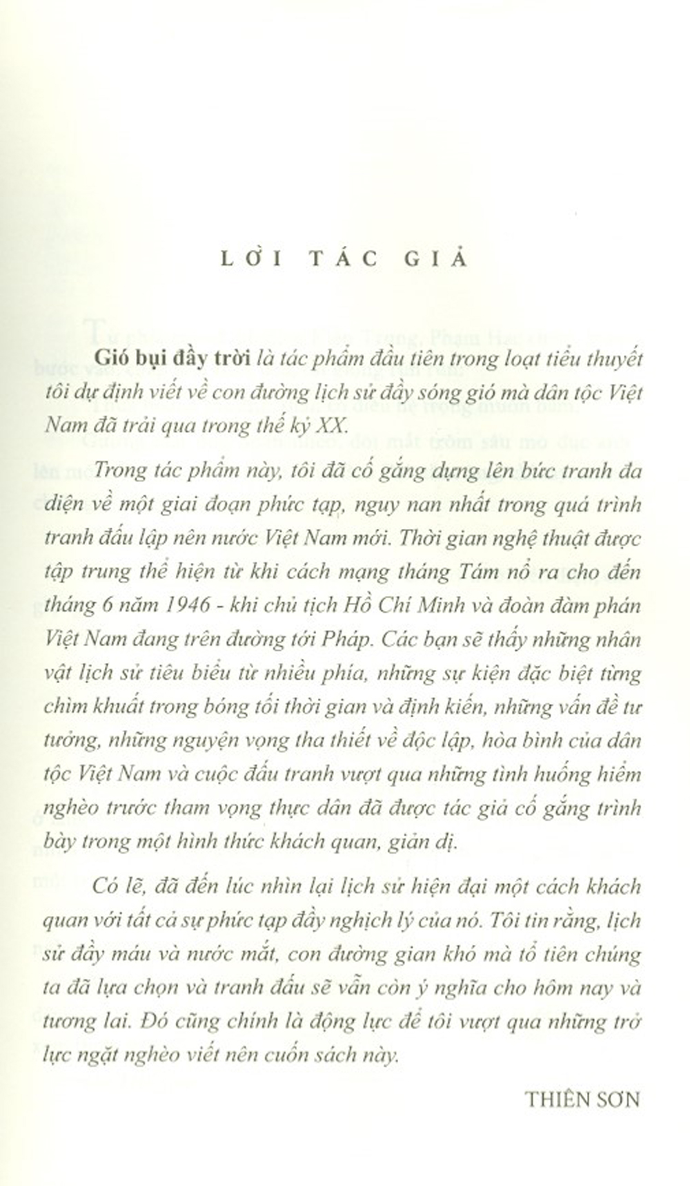 Gió Bụi Đầy Trời - Tiểu Thuyết Lịch Sử