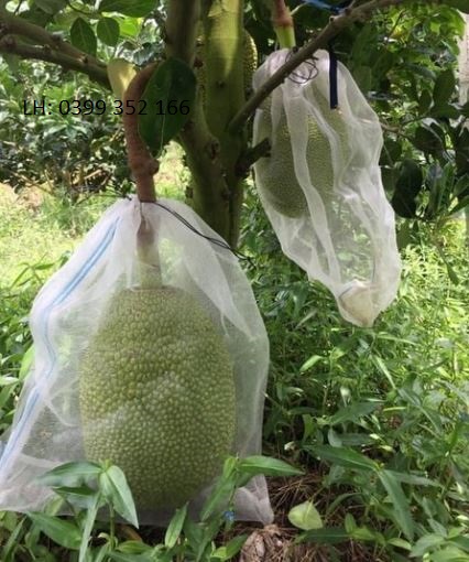 50x70cm fine mesh bags pack with Thai patterns (coconut drawstring)