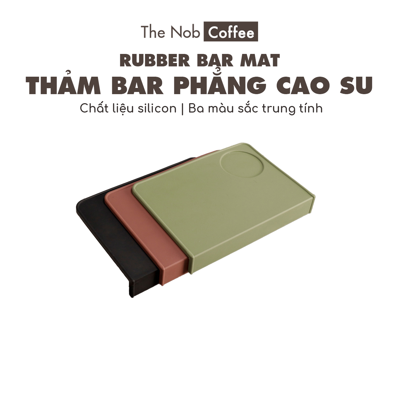 Thảm bar silicon phẳng lót dụng cụ pha chế | Tamping Mat Espresso