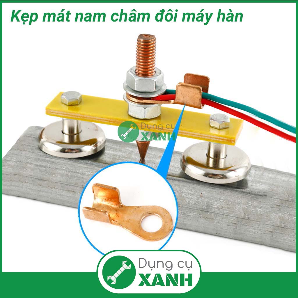 Kẹp mát nam châm đôi máy hàn