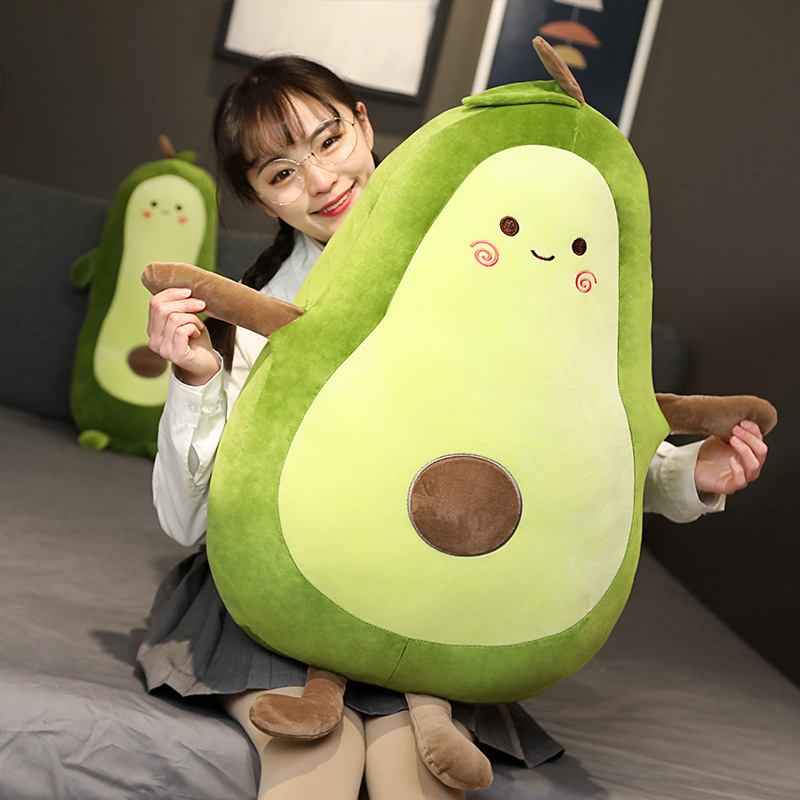 Gấu bông quả bơ đồ chơi cao cấp cho bé ảnh thật tự chụp