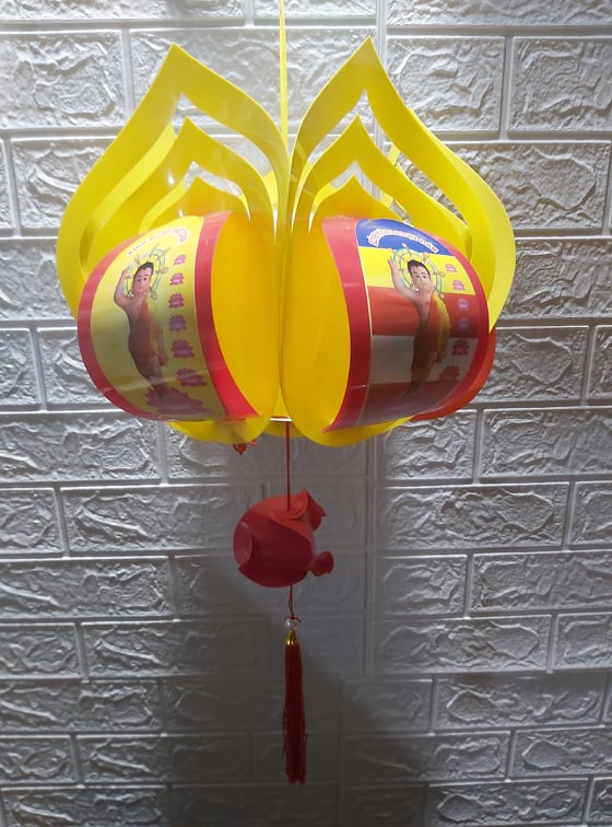 [HCM]Đèn sen Phật đản ( Size 3) - Lồng đèn Phật đản