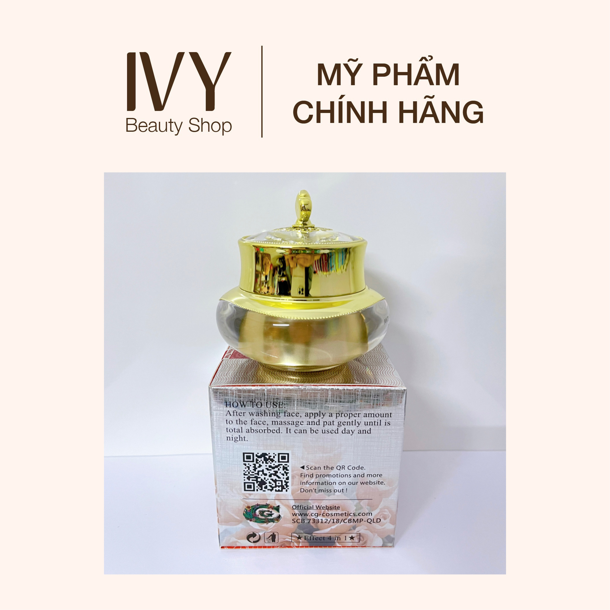 Kem Chống Lão Hoá Trắng Da Rosa (HÀNG CÔNG TY CÓ TEM)